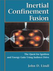 Cover of: Inertial confinement fusion