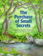Cover of: The purchase of small secrets: poems