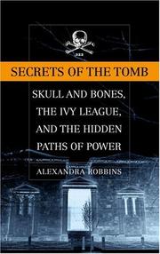 Cover of: Secrets of the Tomb by Alexandra Robbins