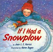 Cover of: If I had a snowplow by Jean L. S. Patrick