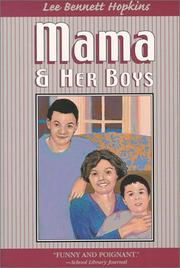 Cover of: Mama & her boys by Lee B. Hopkins