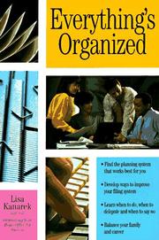 Cover of: Everything's organized