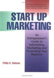 Cover of: Start up marketing by Philip R. Nulman