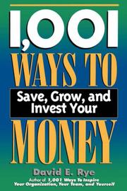 Cover of: 1,001 ways to save, grow, and invest your money