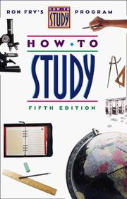 How to study by Ronald W. Fry