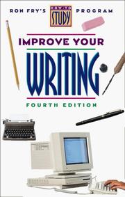 Cover of: Improve your writing