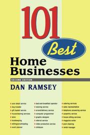 Cover of: 101 best home businesses by Dan Ramsey