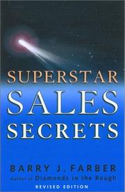Cover of: Superstar sales secrets: by Barry Farber.