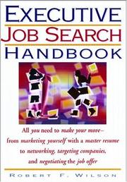 Cover of: Executive Job Search Handbook