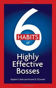 Cover of: 6 habits of highly effective bosses