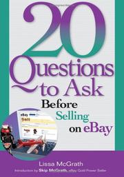 Cover of: 20 questions to ask before selling on eBay