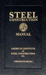 Cover of: Steel Construction Manual, 13th Edition (Book)