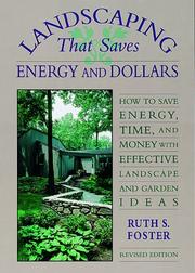 Cover of: Landscaping that saves energy and dollars