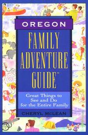 Cover of: Oregon: family adventure guide