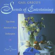 Cover of: Gail Greco's new secrets of entertaining: tips from America's best innkeepers