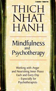 Cover of: Mindfulness and Psychotherapy by Thích Nhất Hạnh