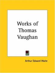 Cover of: Works of Thomas Vaughan