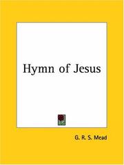 Cover of: Hymn of Jesus by G. R. S. Mead