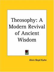 Cover of: Theosophy by Alvin Boyd Kuhn