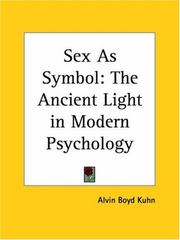 Cover of: Sex As Symbol: The Ancient Light in Modern Psychology