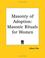 Cover of: Masonry of Adoption