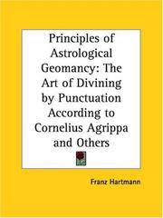 Principles of Astrological Geomancy by Franz Hartmann