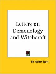 Cover of: Letters on Demonology and Witchcraft by Sir Walter Scott