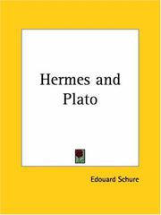 Cover of: Hermes and Plato