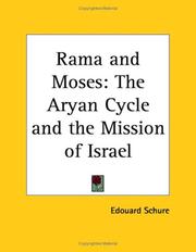 Cover of: Rama and Moses by Edouard Schure