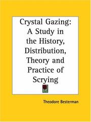 Cover of: Crystal Gazing by Theodore Besterman