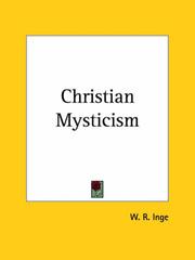 Cover of: Christian Mysticism by W. R. Inge, W. R. Inge