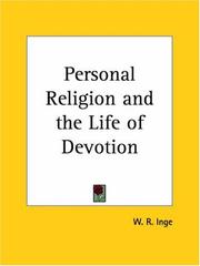 Cover of: Personal Religion and the Life of Devotion