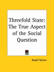 Cover of: Threefold State by Rudolf Steiner, Rudolf Steiner