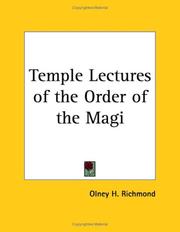 Cover of: Temple Lectures of the Order of the Magi