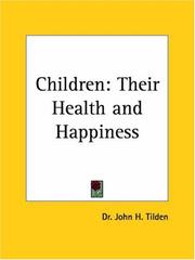 Cover of: Children by John Henry Tilden