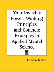 Your Invisible Power by Genevieve Behrend