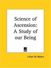 Cover of: Science of Ascension: A Study of our Being