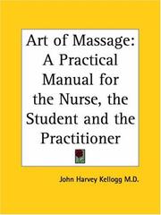 Cover of: Art of Massage by John Harvey Kellogg