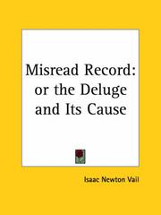 Cover of Misread Record by isaac newton vail