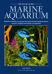 Cover of: The Book of Marine Aquarium