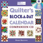 Cover of: Quilter's Block-A-Day Calendar Companion Cd