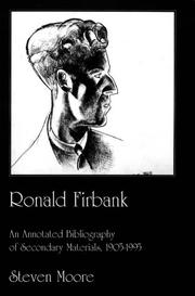 Ronald Firbank by Steven Moore
