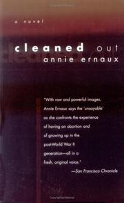 Cover of: Cleaned Out by Annie Ernaux
