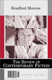Cover of: Review of Contemporary Fiction