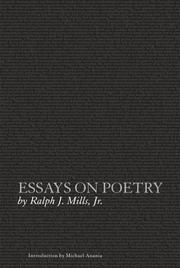 Cover of: Essays on poetry
