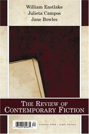 Cover of: Review of Contemporary Fiction Vol. 26, No. 2: Summer 2006: Julieta Campos/William Eastlake/Jane Bowles