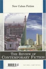 Cover of: Review of Contemporary Fiction Vol. 26, No. 3: Fall 2006: New Cuban Fiction (Review of Contemporary Fiction)