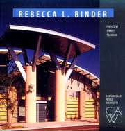Cover of: Rebecca L. Binder (Contemporary World Architects)