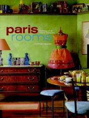 Cover of: Paris Rooms: Portfolios of 40 Interior Designers