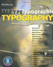 Cover of: Webworks: Typography